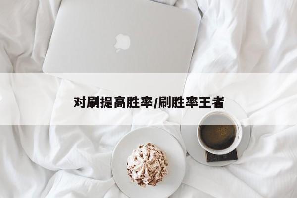 对刷提高胜率/刷胜率王者