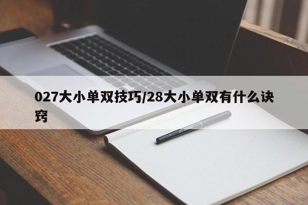 027大小单双技巧/28大小单双有什么诀窍